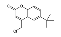6-tert-butyl-4-(chloromethyl)chromen-2-one Structure