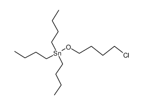 tributyl(4-chlorobutoxy)stannane Structure