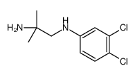 1-N-(3,4-dichlorophenyl)-2-methylpropane-1,2-diamine Structure