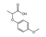 2-(4-Methoxyphenoxy)propanoic acid结构式