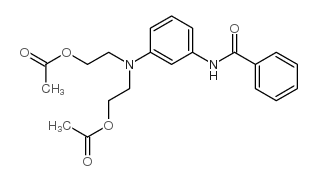 3-(N,N-二乙酰氧乙基)氨基苯甲酰苯胺结构式