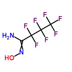 Butanimidamide,2,2,3,3,4,4,4-heptafluoro-N-hydroxy- Structure