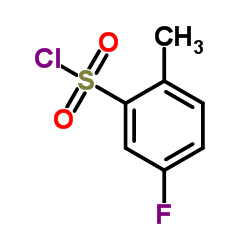 5-Fluoro-2-methylbenzenesulfonyl chloride structure