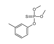 dimethoxy-(3-methylphenoxy)-sulfanylidene-λ5-phosphane结构式