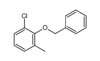 1-chloro-3-methyl-2-phenylmethoxybenzene Structure