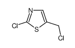 5-氯-2-(氯甲基)-1,3-噻唑结构式
