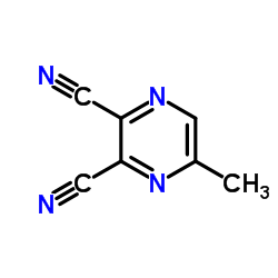 2,3-二氰-5-甲基吡秦结构式