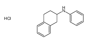 N-phenyl-1,2,3,4-tetrahydronaphthalen-2-amine,hydrochloride Structure