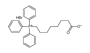 7-carboxyheptyl(triphenyl)phosphanium,bromide Structure