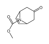 methyl 3-oxo-8-azabicyclo[3.2.1]oct-6-ene-8-carboxylate结构式