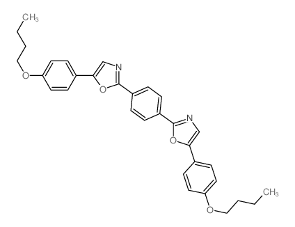 Oxazole,2,2'-(1,4-phenylene)bis[5-(4-butoxyphenyl)- picture