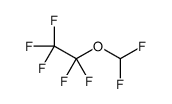 1-(difluoromethoxy)-1,1,2,2,2-pentafluoroethane结构式