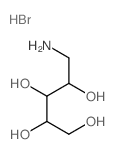 D-Arabinitol,1-amino-1-deoxy-, hydrobromide (9CI) Structure