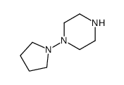 Piperazine, 1-(1-pyrrolidinyl)- (9CI) Structure