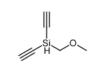 diethynyl(methoxymethyl)silane Structure