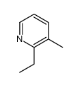 2-乙基-3-甲基吡啶结构式