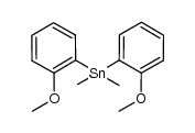 dimethylbis(2-methoxyphenyl)tin Structure