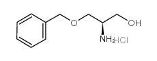 (R)-2-氨基-3-苄氧基-1-丙醇盐酸盐结构式
