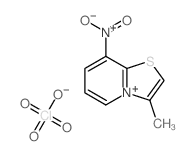 3-methyl-8-nitro-[1,3]thiazolo[3,2-a]pyridin-4-ium,perchlorate Structure