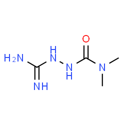 Hydrazinecarboxamide, 2-(aminoiminomethyl)-N,N-dimethyl- (9CI) Structure