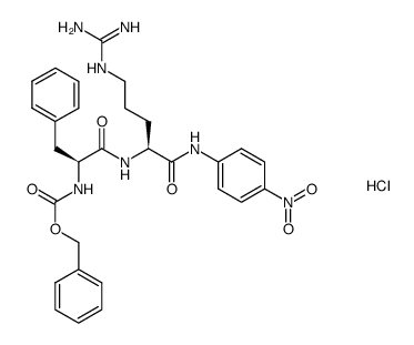 Z-Phe-Arg-pNA · HCl Structure