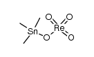 trioxo(trimethylstannoxy)rhenium(VII) Structure