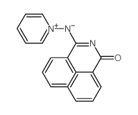 Pyridinium,1-[[(benzoylimino)phenylmethyl]amino]-, inner salt结构式