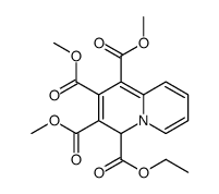 4-O-ethyl 1-O,2-O,3-O-trimethyl 4H-quinolizine-1,2,3,4-tetracarboxylate结构式