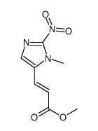 methyl (E)-3-(3-methyl-2-nitroimidazol-4-yl)prop-2-enoate结构式