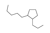 1-戊基-2-丙基环戊烷结构式
