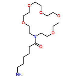 6-Amino-1-(1,4,7,10,13-pentaoxa-16-azacyclooctadecan-16-yl)-1-hexanone Structure