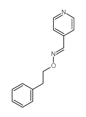N-phenethyloxy-1-pyridin-4-yl-methanimine Structure