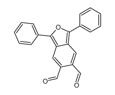 1,3-diphenyl-2-benzofuran-5,6-dicarbaldehyde Structure