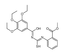 methyl 2-[(3,4,5-triethoxybenzoyl)carbamothioylamino]benzoate结构式