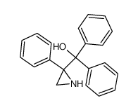 diphenyl(2-phenyl-aziridin-2-yl)methanol结构式