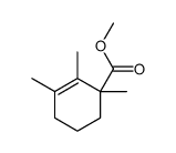 methyl 1,2,3-trimethylcyclohex-2-ene-1-carboxylate结构式