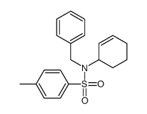 N-benzyl-N-cyclohex-2-en-1-yl-4-methylbenzenesulfonamide结构式