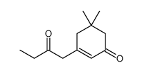 5,5-dimethyl-3-(2-oxobutyl)cyclohex-2-en-1-one结构式