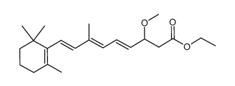 ethyl 13-demethyl-13-methoxy-13,14-dihydroretinoate结构式