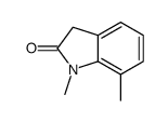 1,7-Dimethylindolin-2-one Structure