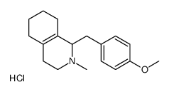 1-(对甲氧基苄基)-2-甲基-1,2,3,4,5,6,7,8-八氢异喹啉盐酸盐结构式
