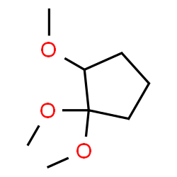 Cyclopentane, 1,1,2-trimethoxy- (9CI)结构式