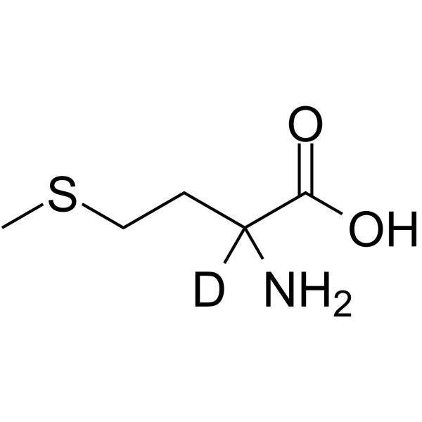 DL-蛋氨酸-D1结构式