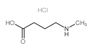 4-(甲胺)丁酸盐酸盐结构式