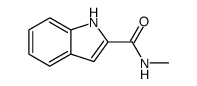 N-甲基-1H-吲哚-2-羧酰胺结构式