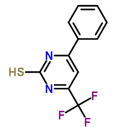 4-PHENYL-6-TRIFLUOROMETHYL-PYRIMIDINE-2-THIOL Structure