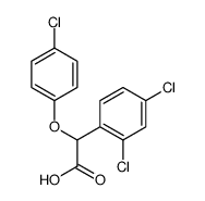 2-(4-chlorophenoxy)-2-(2,4-dichlorophenyl)acetic acid结构式