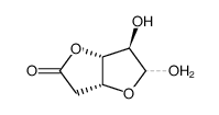 5-deoxy-D-xylo-hexofuranosidurono-6,3-lactone Structure
