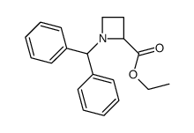 1-二苯甲基-氮杂环丁烷-2-甲酸乙酯结构式