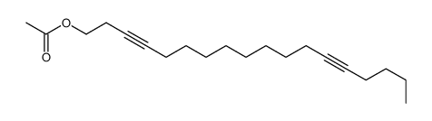 3,13-Octadecadiyn-1-ol acetate结构式